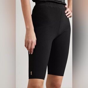SAINT LAURENT
YSL-Plaque Ribbed Jersey
Cycling Shorts